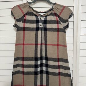 Burberry Kids Dress - Beige, Black, Red Plaid
